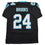 Autographed/Signed Jonathon Brooks Carolina Black Football Jersey JSA COA