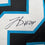 Autographed/Signed Jonathon Brooks Carolina Black Football Jersey JSA COA