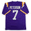Autographed/Signed Patrick Peterson LSU Purple College Football Jersey JSA COA