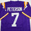 Autographed/Signed Patrick Peterson LSU Purple College Football Jersey JSA COA