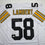 Autographed/Signed Jack Lambert Pittsburgh White Football Jersey JSA COA