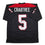Autographed/Signed Michael Crabtree Texas Tech Black College Football Jersey JSA COA