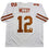 Autographed/Signed Colt McCoy Texas White College Football Jersey JSA COA