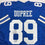 Autographed/Signed Billy Joe DuPree SB XII Dallas Blue Football Jersey JSA COA