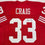 Autographed/Signed Roger Craig San Francisco Red Football Jersey JSA COA