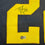 Autographed/Signed Ty Law Michigan Blue College Football Jersey Beckett BAS COA