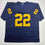 Autographed/Signed Ty Law Michigan Blue College Football Jersey Beckett BAS COA