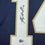 Autographed/Signed Kyle Hamilton Notre Dame Blue College Football Jersey Beckett BAS COA