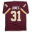 Autographed/Signed Jonathan Jones Washington Maroon Football Jersey JSA COA