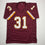 Autographed/Signed Jonathan Jones Washington Maroon Football Jersey JSA COA