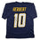 Autographed/Signed Justin Herbert Los Angeles San Diego Navy Blue Football Jersey Beckett BAS COA