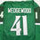 Autographed/Signed Scott Wedgewood Colorado Green St. Patrick's Day Hockey Jersey Beckett BAS COA
