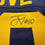Autographed/Signed Jordan Love Green Bay Blue Retro Football Jersey Beckett BAS COA