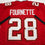 Autographed/Signed Leonard Fournette Tampa Bay Red Football Jersey Beckett BAS COA