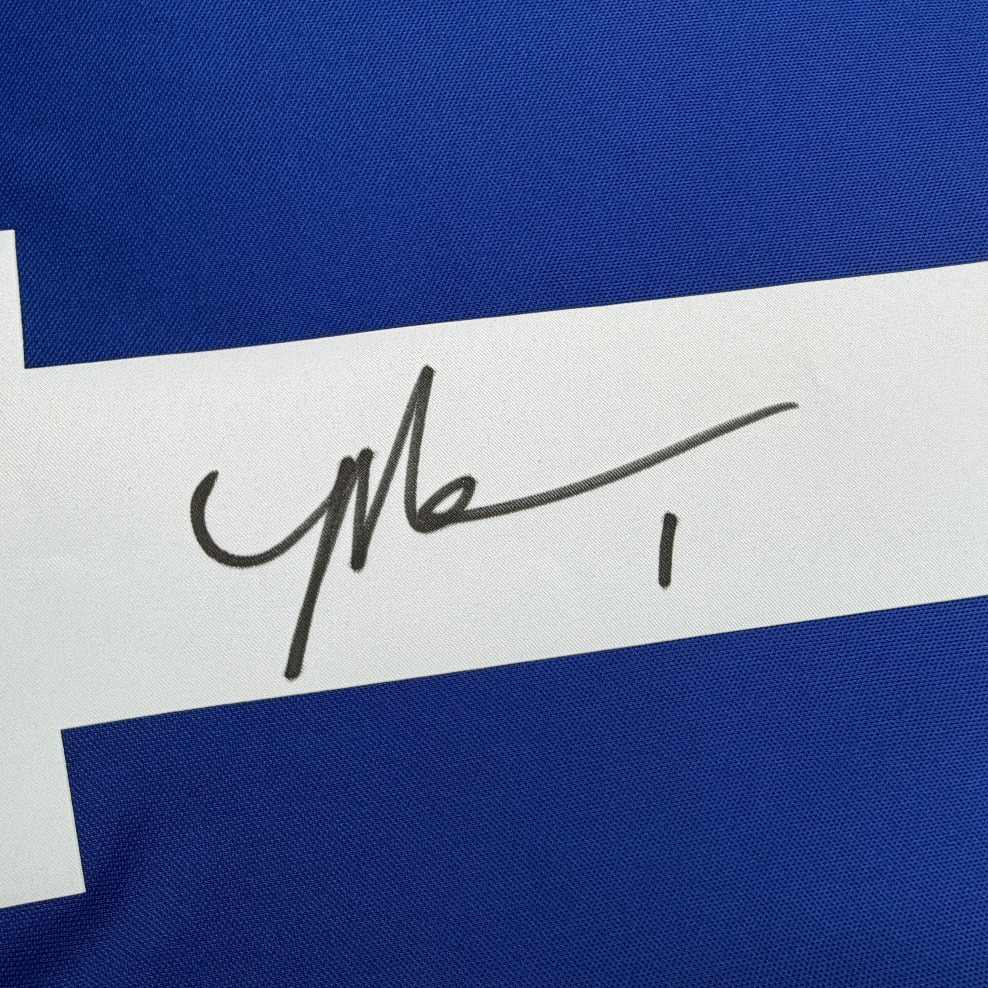 Autographed/Signed Malik Nabers New York Giants Blue Authentic Football Jersey Fanatics COA
