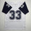 Autographed/Signed Tony Dorsett Dallas White Color Rush Football Jersey JSA COA