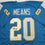 Autographed/Signed Natrone Means Los Angeles San Diego Powder Blue Football Jersey Beckett BAS COA