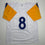 Autographed/Signed Jared Verse Los Angeles LA White Football Jersey Beckett BAS COA