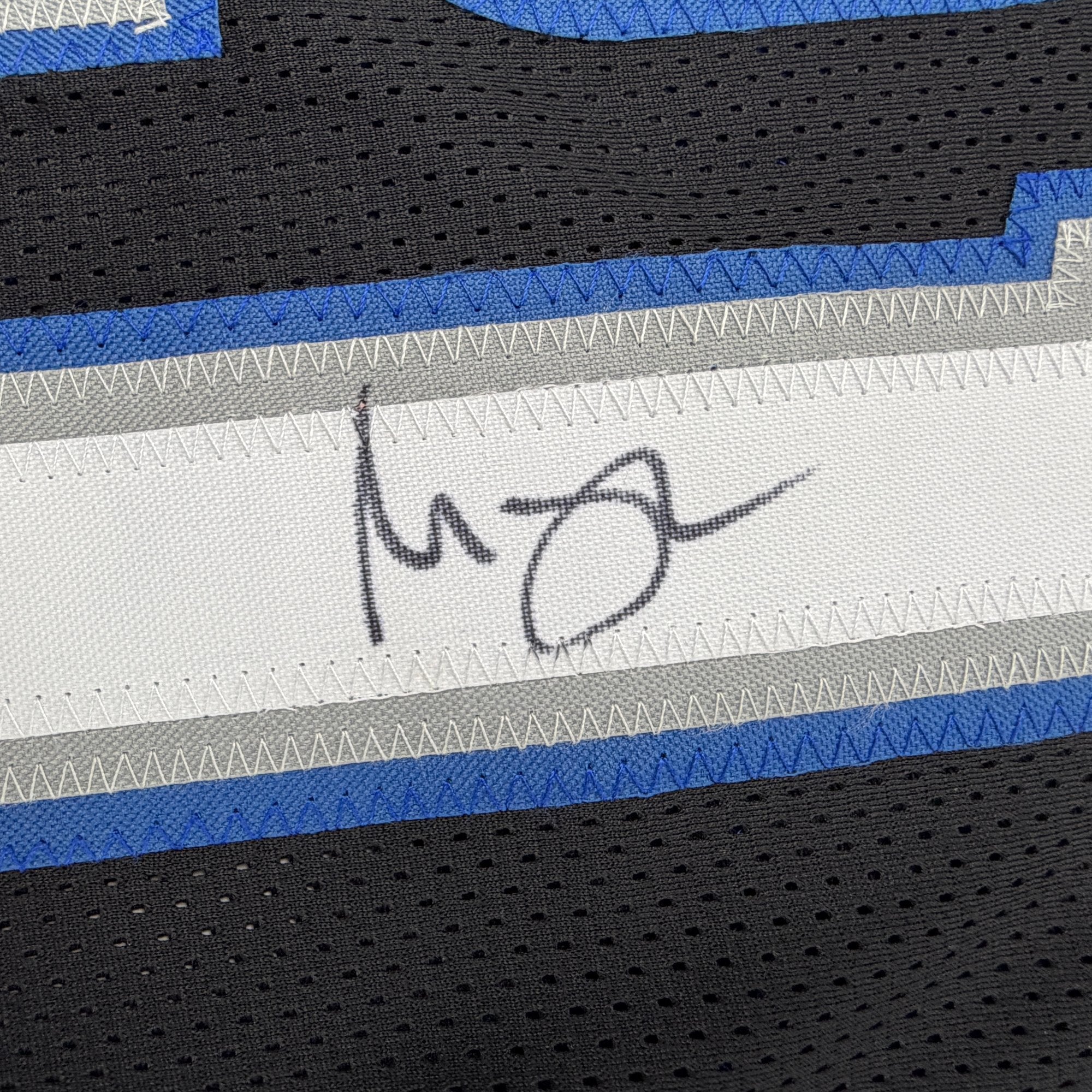 Autographed/Signed Moritz Moe Wagner Orlando Black Basketball Jersey Pristine PA COA