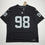 Autographed/Signed Maxx Crosby Oakland Las Vegas Raiders Black Authentic Football Jersey Fanatics COA