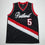Autographed/Signed Jrue Holiday Portland Black Basketball Jersey Beckett BAS COA