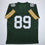 Autographed/Signed Mark Chmura Green Bay Green Football Jersey JSA COA