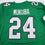 Autographed/Signed Andrew Mukuba Philadelphia Kelly Green Pro Cut Football Jersey JSA COA