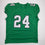 Autographed/Signed Andrew Mukuba Philadelphia Kelly Green Pro Cut Football Jersey JSA COA