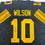 Autographed/Signed Roman Wilson Pittsburgh Black Color Rush Football Jersey Beckett BAS COA