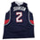 Autographed/Signed Joe Johnson Atlanta Blue Basketball Jersey Beckett BAS COA