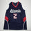 Autographed/Signed Joe Johnson Atlanta Blue Basketball Jersey Beckett BAS COA
