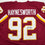 Autographed/Signed Albert Haynesworth Washington Maroon Football Jersey JSA COA
