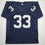 Autographed/Signed Dani Dennis-Sutton Penn State Blue College Football Jersey JSA COA