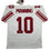 Autographed/Signed Eli Manning New York Giants White Mitchell & Ness Authentic Football Jersey Fanatics COA
