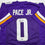 Autographed/Signed Ivan Pace Jr. Minnesota Purple Football Jersey Beckett BAS COA