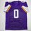 Autographed/Signed Ivan Pace Jr. Minnesota Purple Football Jersey Beckett BAS COA