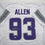 Autographed/Signed Jonathan Allen Minnesota White Out Alternate Football Jersey Beckett BAS COA