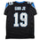 Autographed/Signed Ted Ginn Jr. Carolina Black Football Jersey JSA COA
