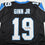 Autographed/Signed Ted Ginn Jr. Carolina Black Football Jersey JSA COA