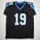 Autographed/Signed Ted Ginn Jr. Carolina Black Football Jersey JSA COA