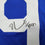 Autographed/Signed Dexter Lawrence II New York Retro Century Red Pro Cut Football Jersey Beckett BAS COA