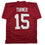 Autographed/Signed Dallas Turner Alabama Red College Football Jersey Beckett BAS COA