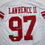 Autographed/Signed Dexter Lawrence II New York White Pro Cut Football Jersey Beckett BAS COA