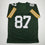 Autographed/Signed Robert Brooks Green Bay Green Football Jersey JSA COA