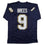 Autographed/Signed Drew Brees Los Angeles San Diego Navy Blue Football Jersey Beckett BAS COA