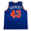 Autographed/Signed Brad Daugherty Cleveland Blue Basketball Jersey JSA COA