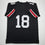 Autographed/Signed Will Howard Ohio State Black College Football Jersey Beckett BAS COA