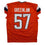 Autographed/Signed Dre Greenlaw Denver Orange Pro Cut Football Jersey Beckett BAS COA