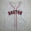 Autographed/Signed Jim Lonborg Cy Young 67 Boston White Baseball Jersey JSA COA