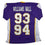 Autographed/Signed Kevin Williams Wall Minnesota Purple Football Jersey JSA COA